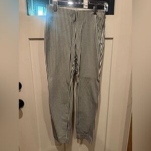 Black and White Striped women’s Pants